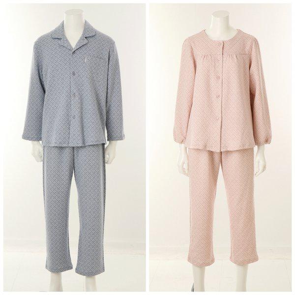 男性女性三重織り柄ジャカードパジャマSET（WPA5486MW）_s