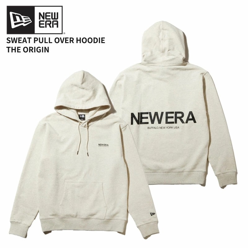 ニューエラ スウェット パーカー NEW ERA スウェット プルオーバー フーディー The Origin オートミール トップス フード スウェット