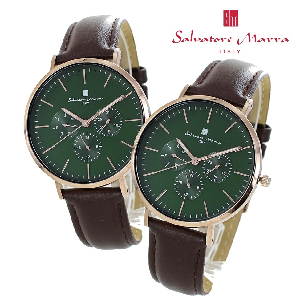 サルバトーレマーラ 腕時計 手表 ペアウォッチ ブランド シンプル カジュアル ビジネス お出かけ お揃い メンズ レディース 時計 アナログ 日付 カレンダー 国内正規品 ポイント消化