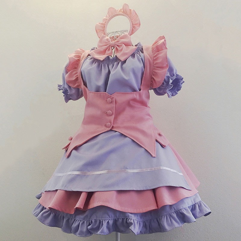 コスプレ 超萌え かわいい ワンピース　アニメメイド ベストメイド服
