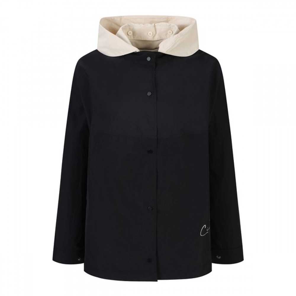 [ベスティベリ] カラーフード付きナイロンジャンパー（BIMAC9172）