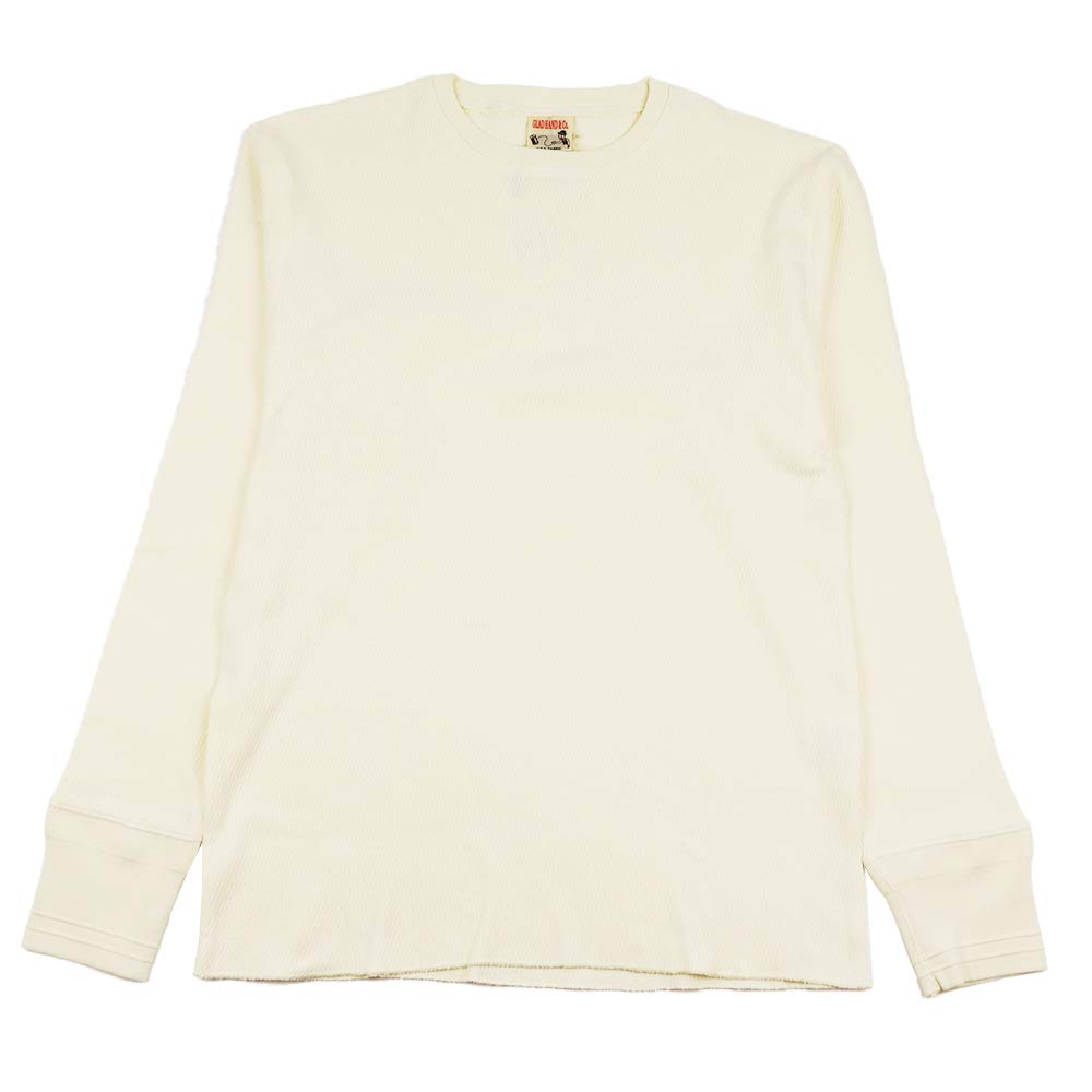グラッドハンド 27 Tシャツ メンズ 長袖 ロンT 厚手 クルーネック スタンダード ワッフル サーマル 無地 パックT GLADHAND STANDARD WAFFLE L/S T-SHIRTS