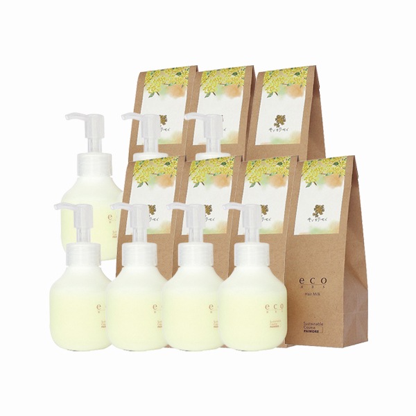 eco HBS ヘアミルク 80g x 7 キンモクセイ