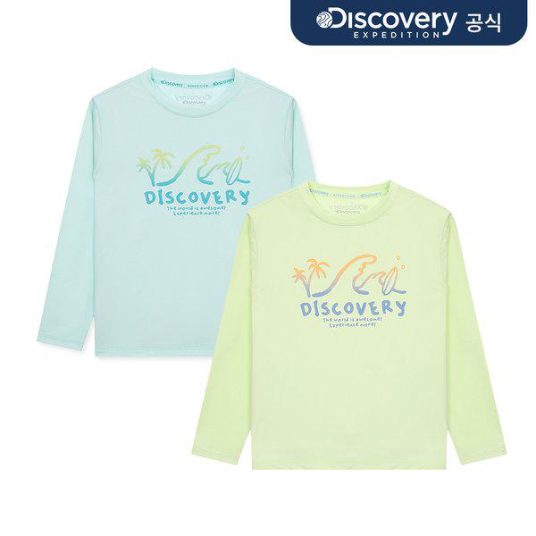 [ディスカバリー] キッズフレッシュベントグラフィックラッシュガード2種 択1 _
