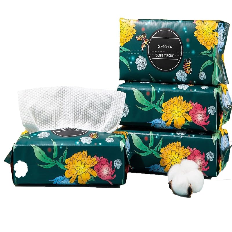 クレンジングタオル（洗顔タオル20cmx20cm,3個入）洗脸巾 一次性 使い捨てタオル 厚手 100％コットン ソフトボア 敏感肌 お肌にやさしい フェイスタオル 瞬間吸湿 柔らかい肌触り 乾湿両用