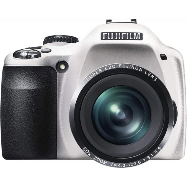【中古】フジフィルム FUJIFILM FinePix SL300 光学30倍 ホワイト F FX-SL300WH SDカード付き
