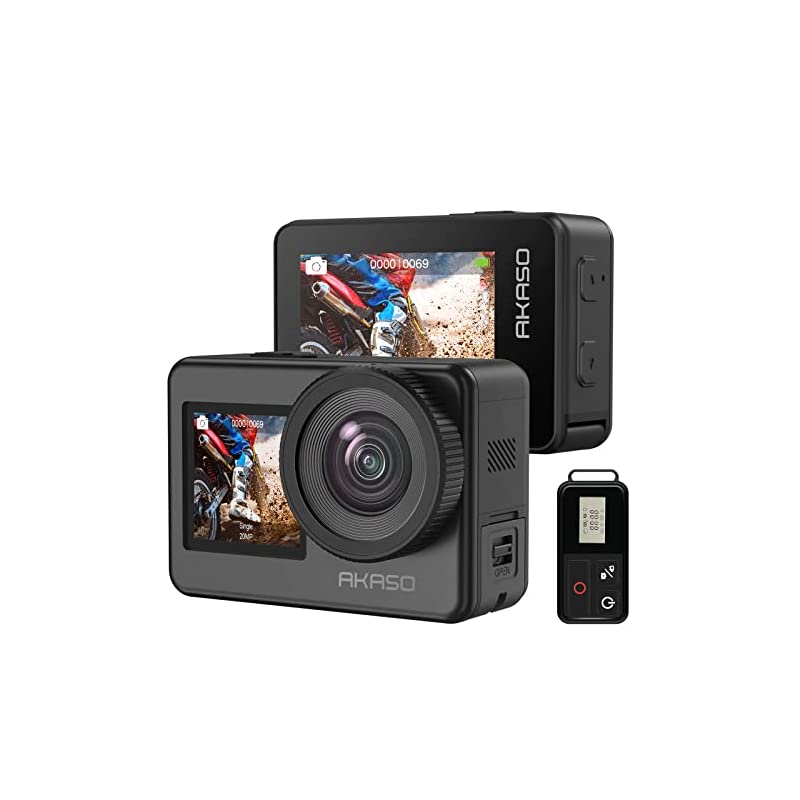 高質で安価 アクションカメラ 4Kウェアラブルカメラ IPX8防水10M 水中カメラ 6軸手ぶれ補正 リモコン付 アクションカメラ