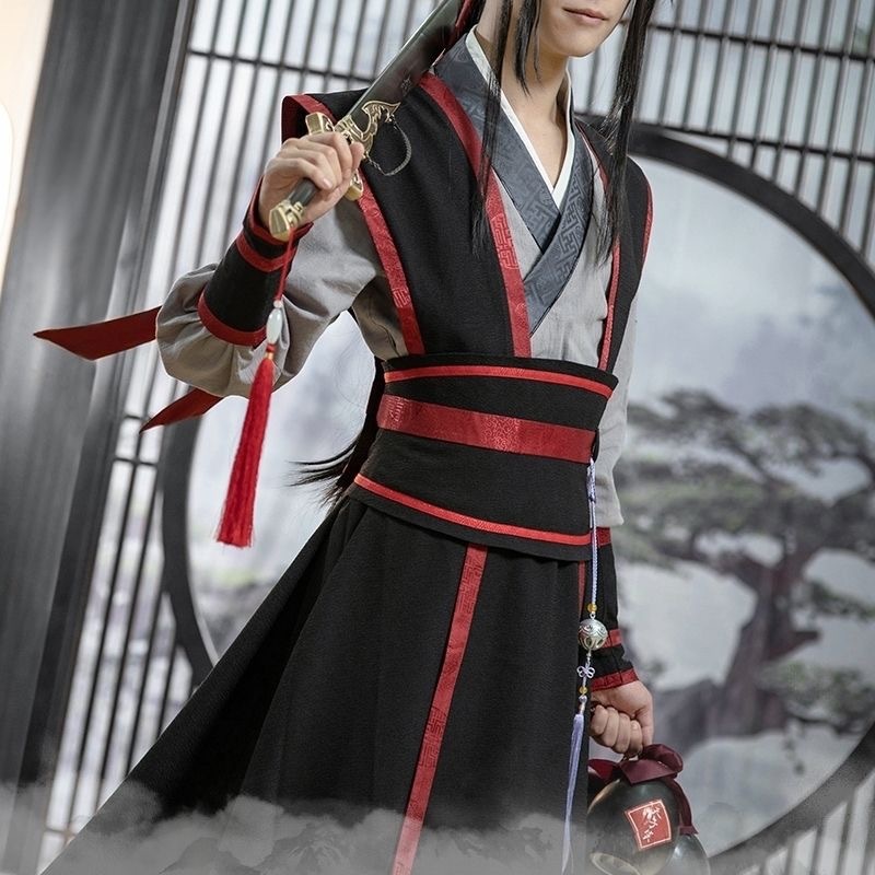 魔道祖師cos服鬼将軍温寧cos服二次元衣装古風藍思追衣装金凌cos