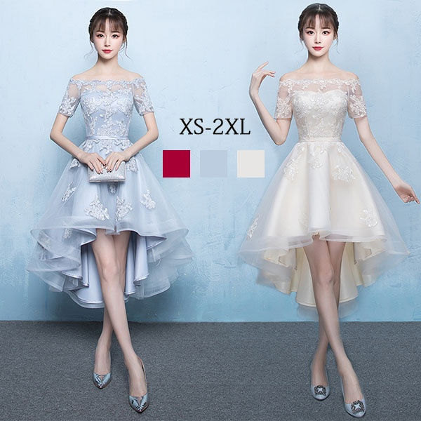 パーティードレス フィッシュテール オフショルダー アシンメトリードレス アシンメトリー ナイトドレス 大人 ピアノ 発表会 グレードレス スレンダーライン 演出 司会 演奏会 ワンピース ブライズメ