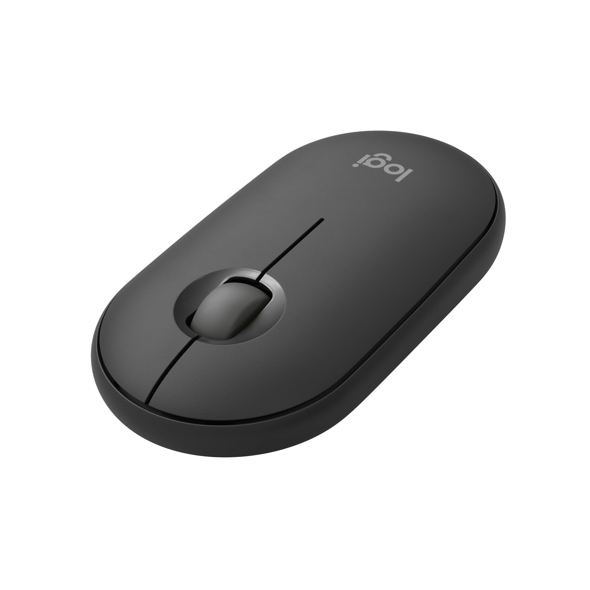 ロジクール ワイヤレスマウス PEBBLE MOUSE2 M350sGR 薄型 静音 Bluetooth Logi Bolt マウス 無線 ワイヤレス 左右対称 Easy-Switch 4000dpi