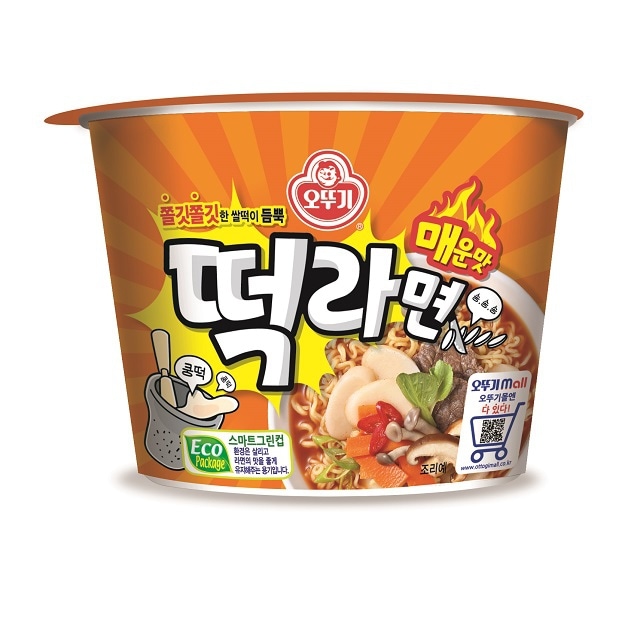 早割クーポン！ 韓国食品 餠ラーメンCUP辛味(140g X 3ea) 海外インスタント麺