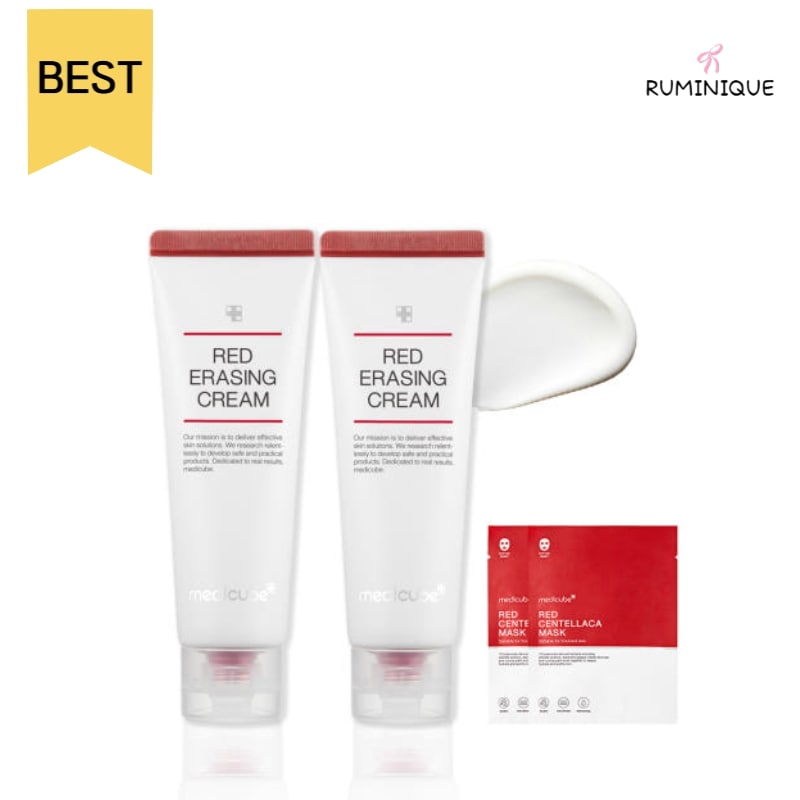 [色ムラに悩む肌へ うるおいの光を BEST] ド イレイジング クリーム 100ml × 2 + センテラカー マスク 2枚 スキンケア / 色ムラ ケア / くすみ クリーム / ツヤ肌 保湿