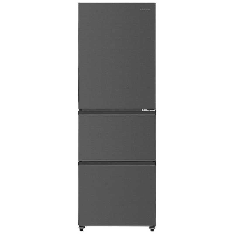 ハイセンス　冷蔵庫 3ドア 358L 右開き 幅59.9cm ブラック　HR-GC360KB（標準設置無料）