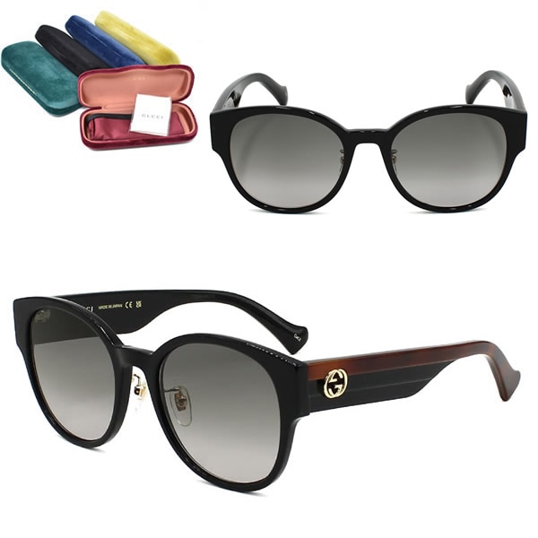 サングラス GG1304SK-001 サングラス アジアンフィット ブラック グレーグラデーション メンズ レディース ユニセックス