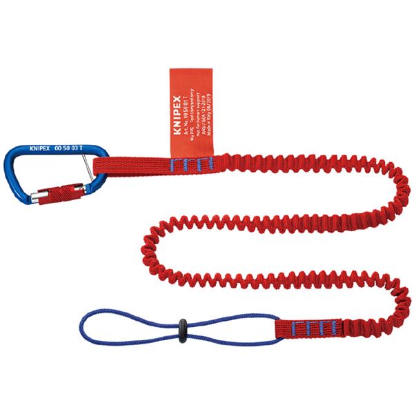 KNIPEX クニペックス 落下防止ストラップ カラビナ付 005005TBK