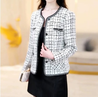 トップス ジャケット 袖あり 長袖 襟なし スリム 細身 大人可愛い 上品 おしゃれ かっこいい こなれ感 エレガント 主役級 存在感 柄 春 秋 冬 誕生日 入学式 入園式 卒業式 卒園式 謝恩会