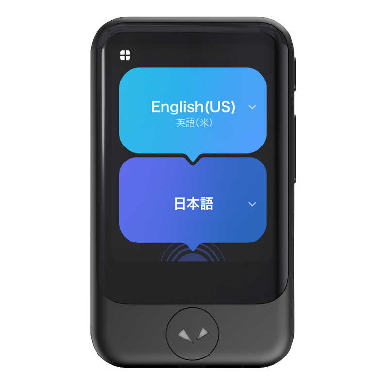 ソースネクスト　POCKETALK S2 Plus スタンダード グローバル通信(2年)付き ブラック　PTS2P-K