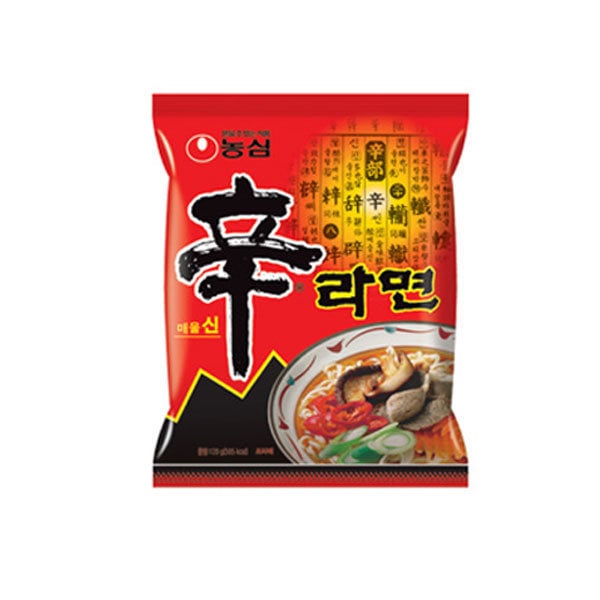 /辛ラーメン/パックラーメン/キャンプ/旅行