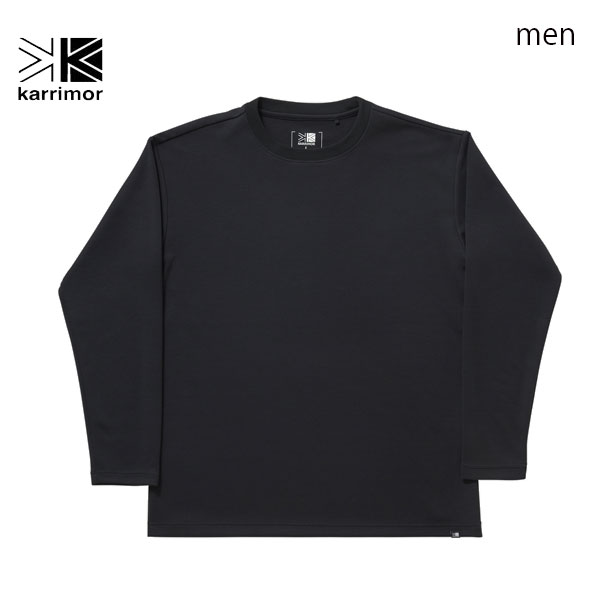 Karrimor カリマー fluffy-dry L/S T BP ワンポイント フラッフィドライ バックプリント 長袖 アウトドア トップス 登山 101605-9000