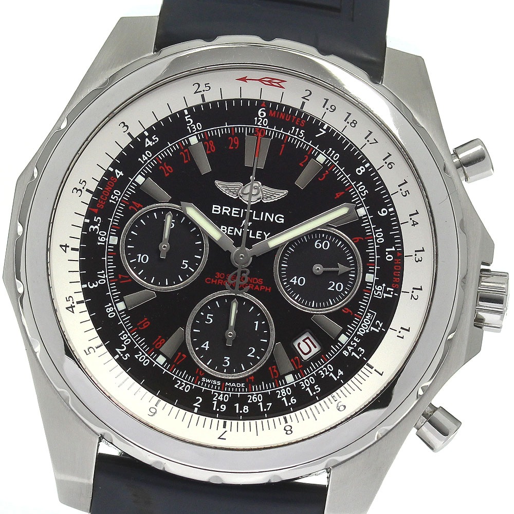 ベルト訳あり ブライトリング BREITLING A25363 ベントレー モーターズ クロノグラフ 自動巻き メンズ _818963【中古】 202,200円