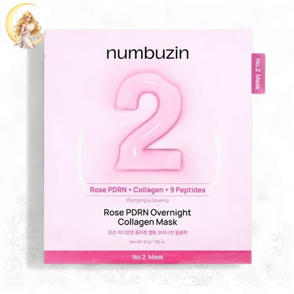 ローズPDRN コラーゲン ラッピング オーバーナイト フィルムパック 5枚 [時短+高保湿+ツヤ肌]