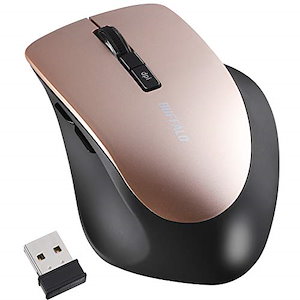 バッファロー マウス 無線 ワイヤレス 静音 5ボタン 戻る/進むボタン搭載dpi切替 BlueLE