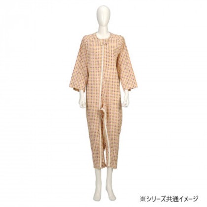 竹虎 ソフトケアねまき両開きファスナー 3シーズン 106425・だいだい・LL