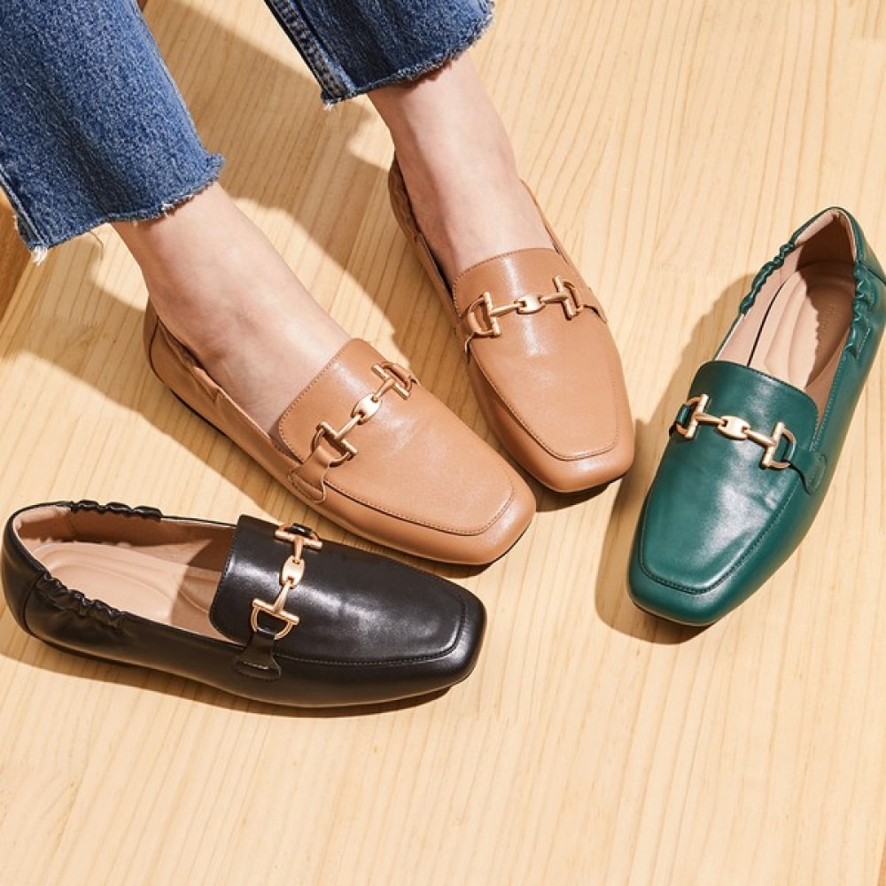 (Mook) レディーストビーリラックスローファー 3色