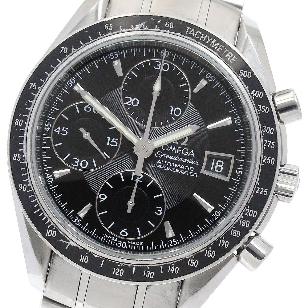 オメガ OMEGA 3210.50 スピードマスター デイト クロノグラフ 自動巻き メンズ _889705【中古】