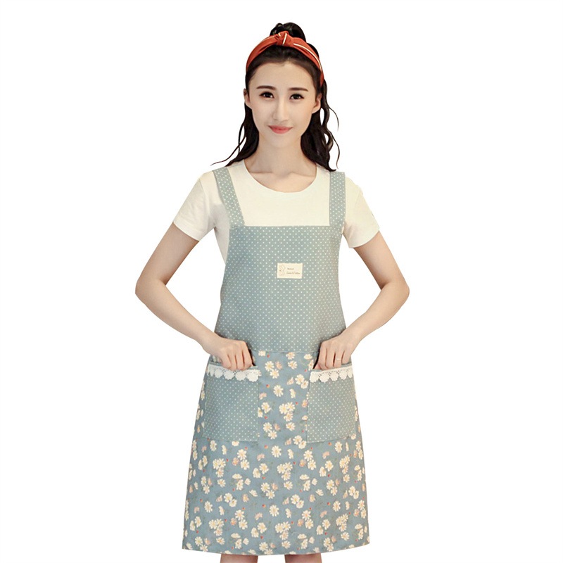 最新発見 北欧風 エプロン ワンピース おしゃれ 首掛け H型 カフェ キッチン かわいい 保育士 レディース エプロン Color I Bagojuntoati Com