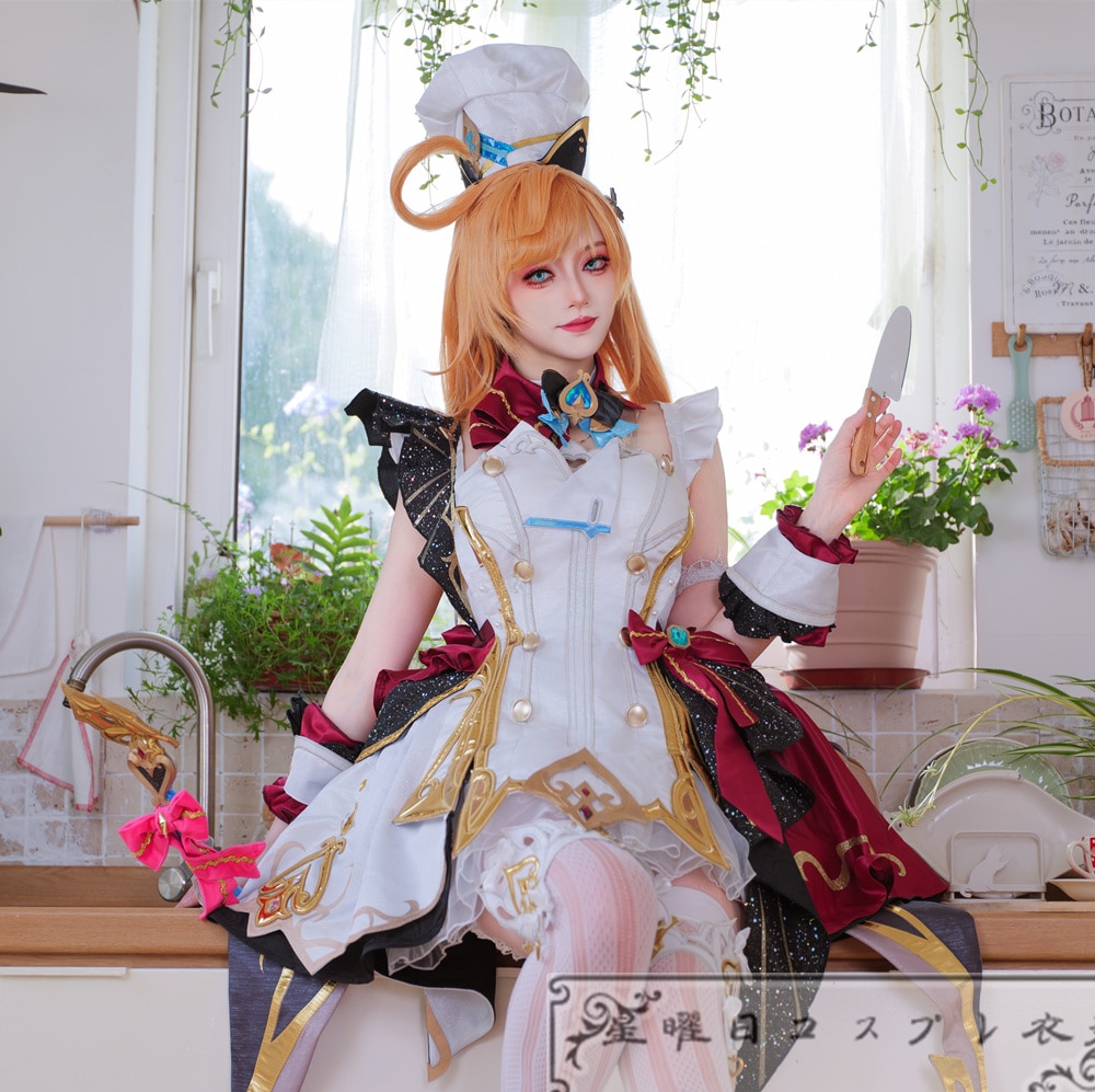 『一部在庫あり』原神 エスコフィエ コスプレ衣装 コスチューム