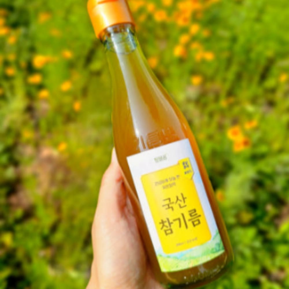 100％韓国産香ばしいごま油