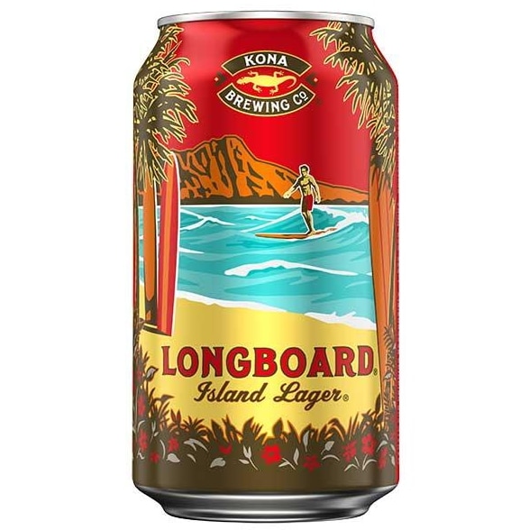 【業務用】ロングボードアイランドラガー（缶）4.6% 355ml ×24缶セット 缶ビール ハワイ　コナビール