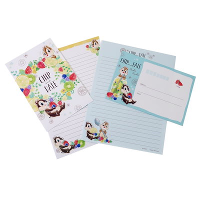 Qoo10] チップ＆デール レターセット 手紙セット : 文具