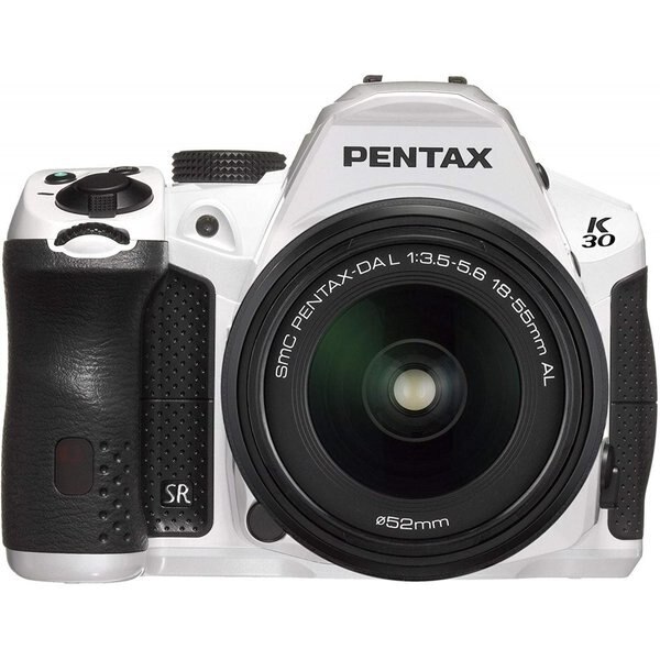 【中古】ペンタックス PENTAX K-30 レンズキット [DAL18-55mm] クリスタルホワイト SDカード付き