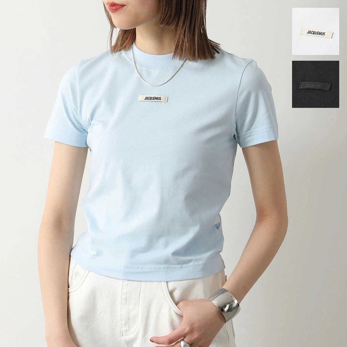 JACQUEMUS ジャックムス Tシャツ Le t-shirt Gros Grain 241JS133 2031 レディース 半袖 カットソー ジャージー グ