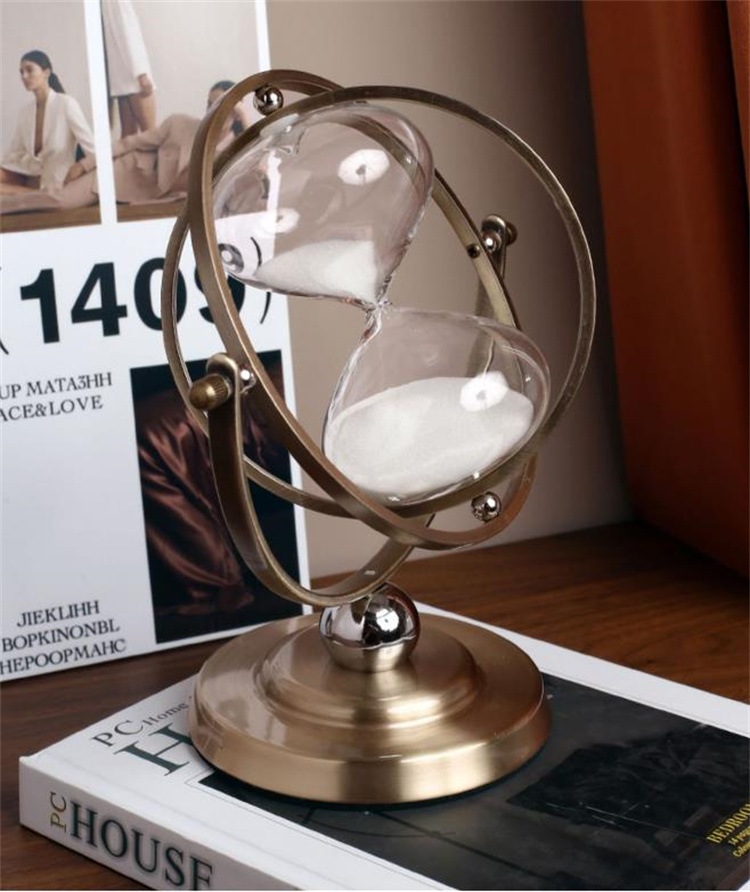 早い者勝ちタイマー 砂時計 卓上振り子 家 15分 30分 振り子 サンド オフィス リビング テレビ台 本棚装飾品 アンティーク