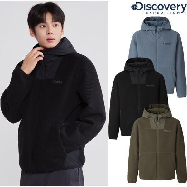 25FW 男性用ジャカードフリースフードジャケット DMSS33054