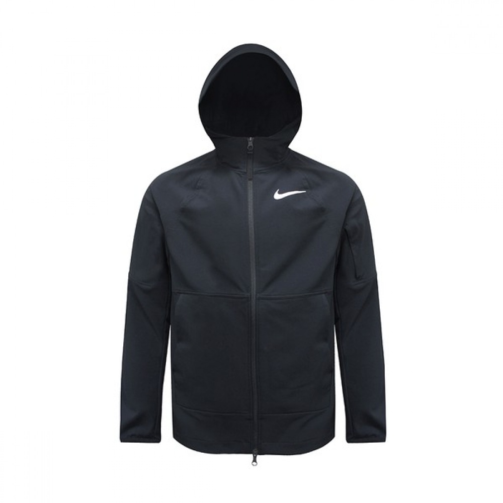 [ナイキジュニア] ナイキプロプラスベントマックスフリースフリースパーカージップアップブラック DQ6594-010