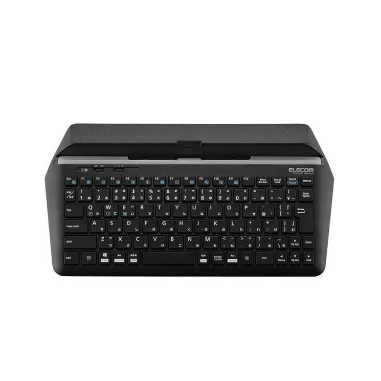 Bluetoothキーボード ｽﾀﾝﾄﾞ付 マルチペアリング対応 ブラック