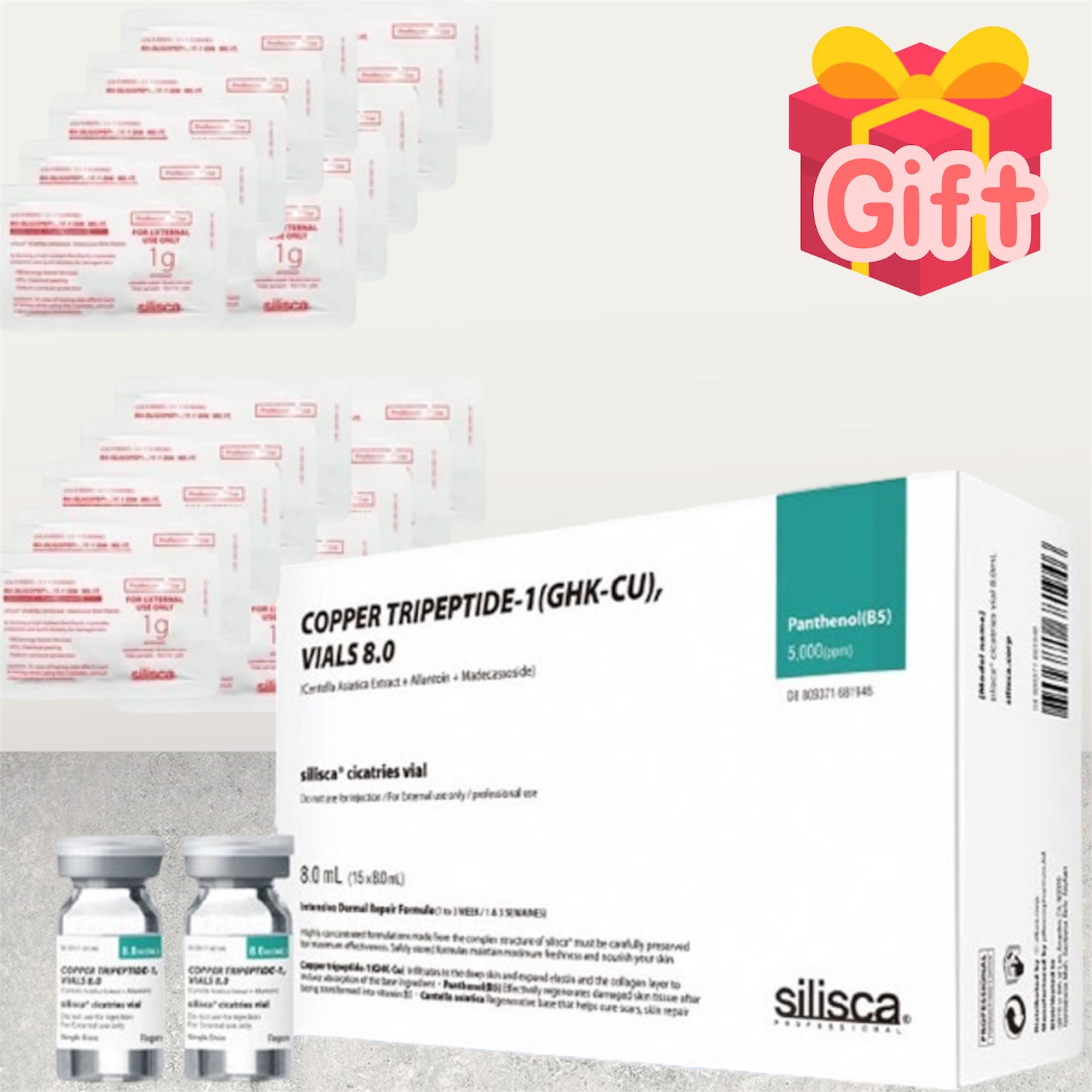 CICATRIES AMPOULE 8ml × 15 Vials シリスカ シカトリス アンプル リカバリー 美容液 敏感肌用