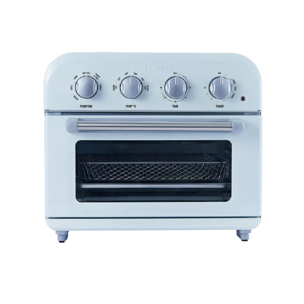 【外箱破損品】クイジナート ノンフライ オーブン トースター 4枚焼き オーブン グリル料理 冷凍 トースト 4ダイヤル ホワイト TOA-38WJ-B