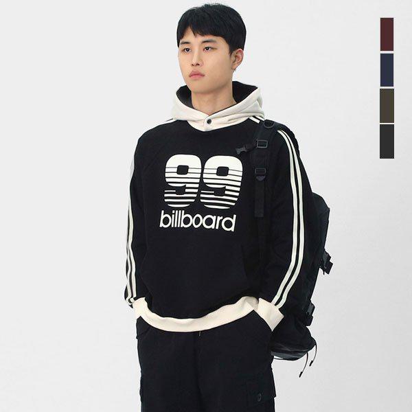 男女共用キャンパスルック配色トラックTシャツ ヴィンテージグラフィックパーカー SRAT140