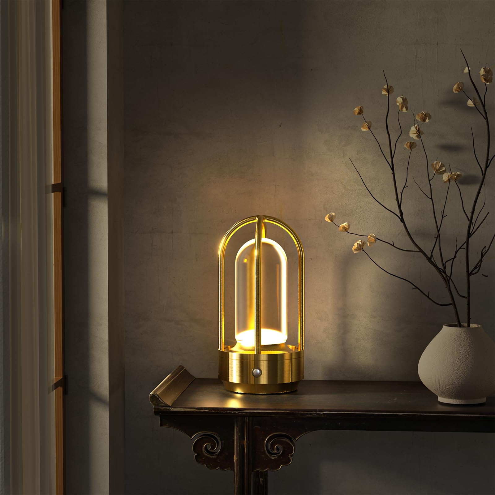 間接照明 おしゃれ 置き型 スタンド 3000mAh 卓上ライト テーブルランプ コードレス Yokatta タッチ制御 3色モード ナイトライト デスクライト 目に優しい 無段階調光 インテリア オ