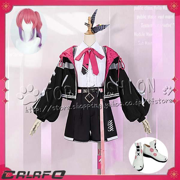 【期間限定】にじさんじ VTuber 風 倉持めると Kuramochi Meruto コスプレ衣装 ウィッグ コスチューム ハロウィン クリスマス
