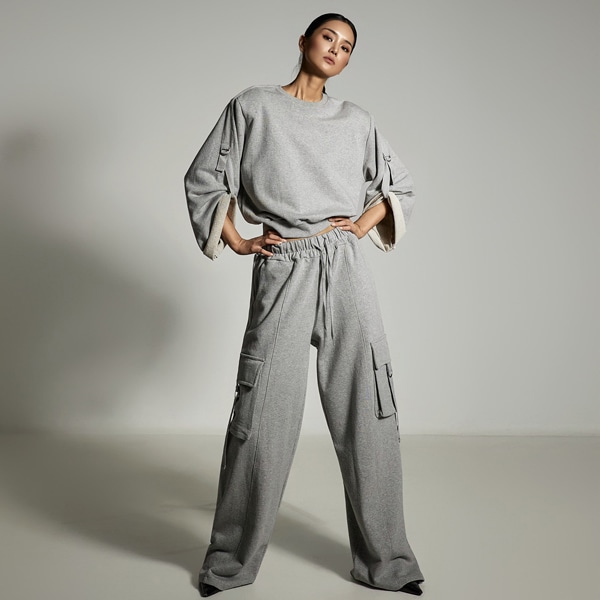 TP2236 マンツーマンTシャツ パンツ セットアップ