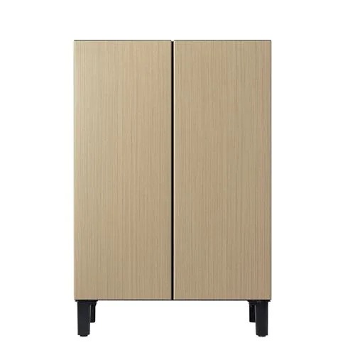 アクア 冷蔵庫 72L 観音開き 2ドア 幅60cm 家具調デザイン 省エネ静音 LOOC AQR-FD7P グレー系