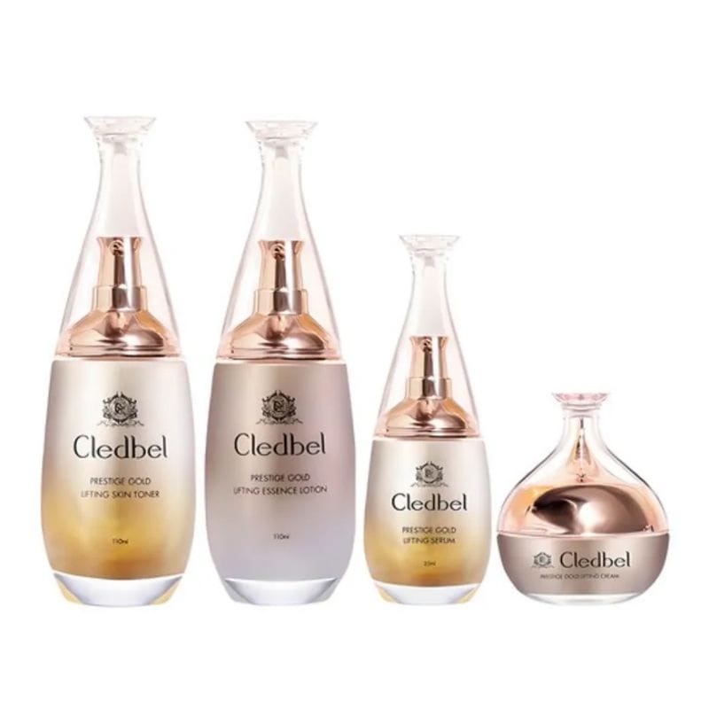 プレステージ ゴールド リフティング 基礎化粧品 4種 1セット トナー ローション 美容液 クリーム 5,300円