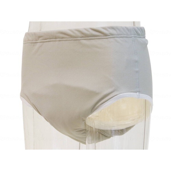 ニシキ デラックス安心ブリーフ300 グレー LL H4957 メーカー直送