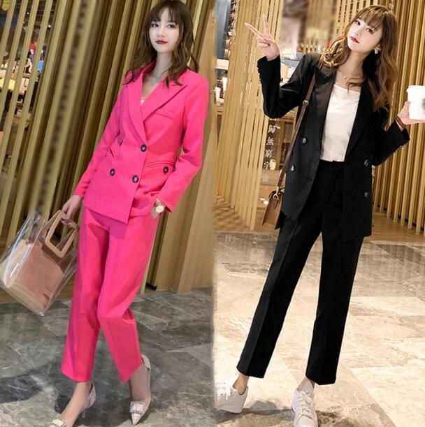 セレモニースーツ ビジネススーツ パンツスーツ レディース 2点セット レディーススーツ リクルート 就活 ジャケット+パンツ 上品 カジュアルスーツ フォーマルスーツ セットアップ 入園式 入学式